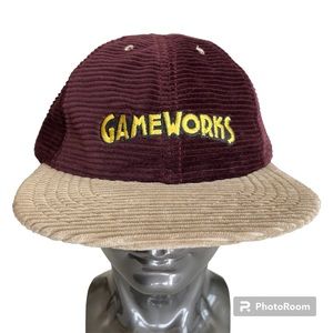 Vintage corduroy Gameworks cap